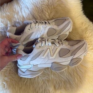 New Balance 9060 Grey Beige Sneakers